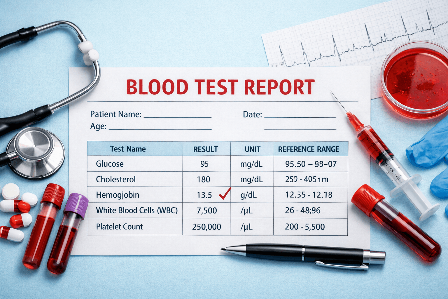 How to Read Your Blood Test Report: A Beginner’s Guide to Common Lab Values