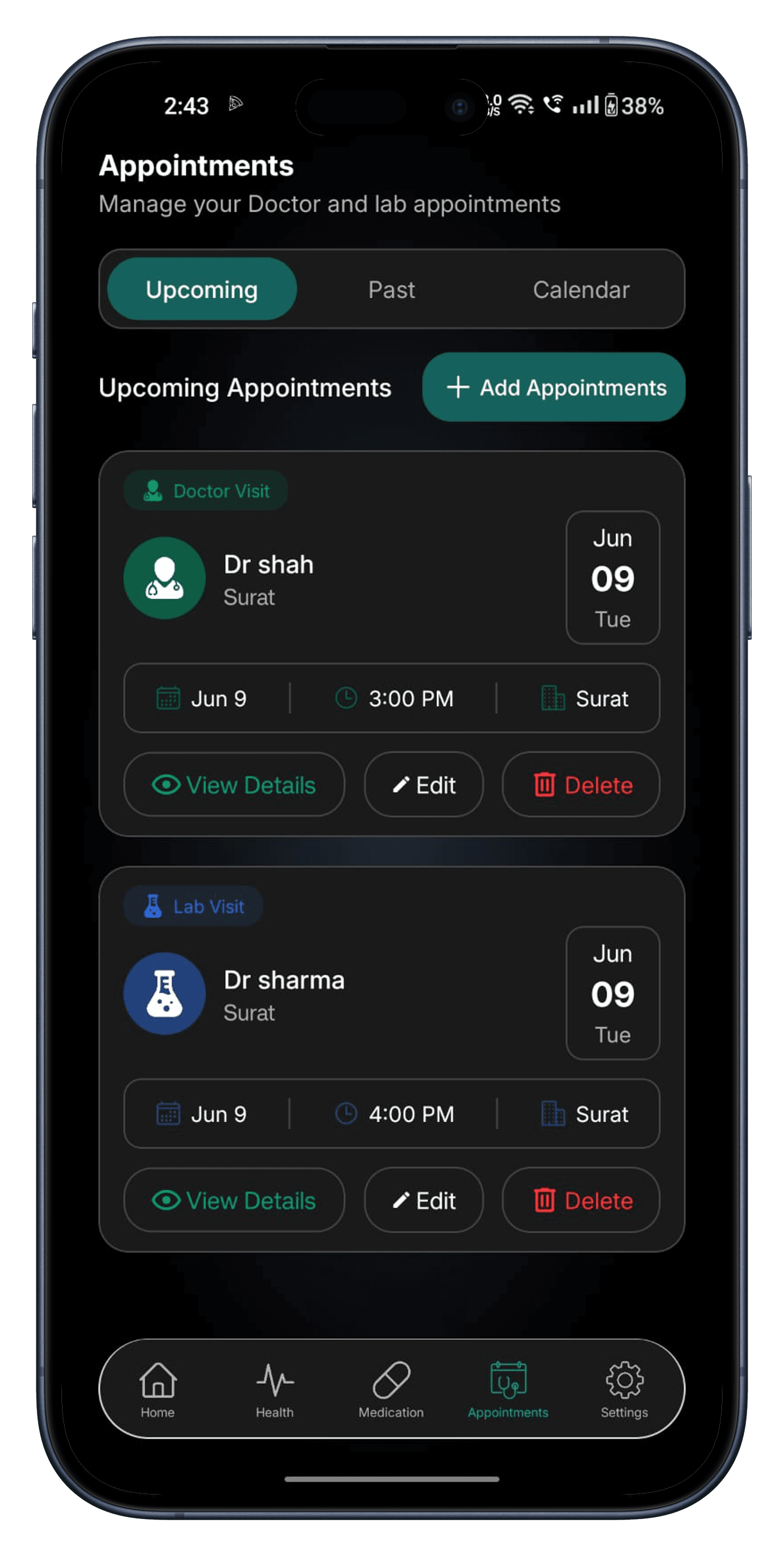 APPOINTMENT MANAGEMENT